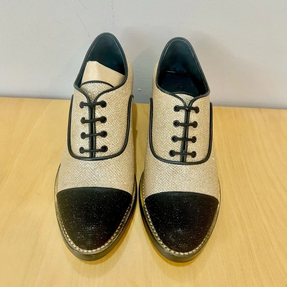 The Office of Angela Scott Mrs. Maisel Oxford Heel Sz 6.5 (EU37) - Picture 3 of 10